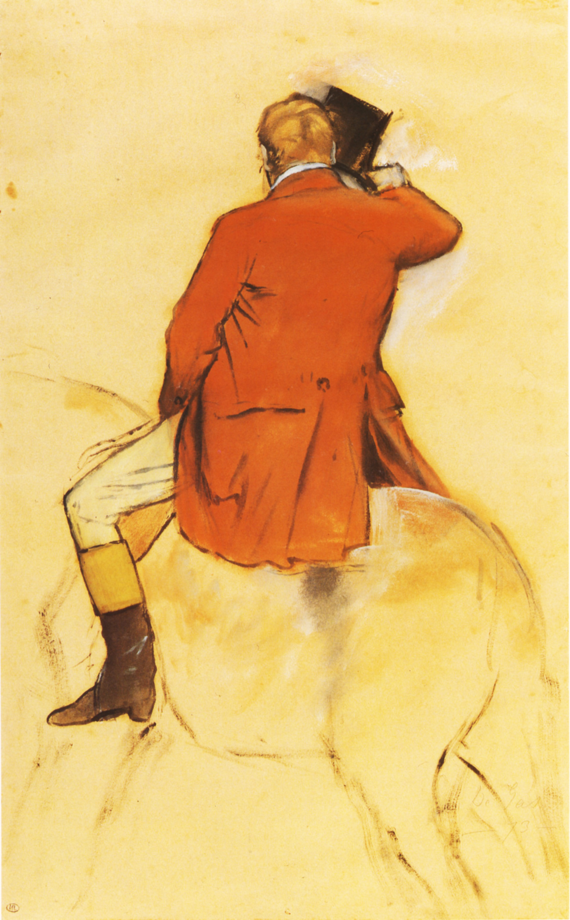 Rider in a Red Coat 1868
